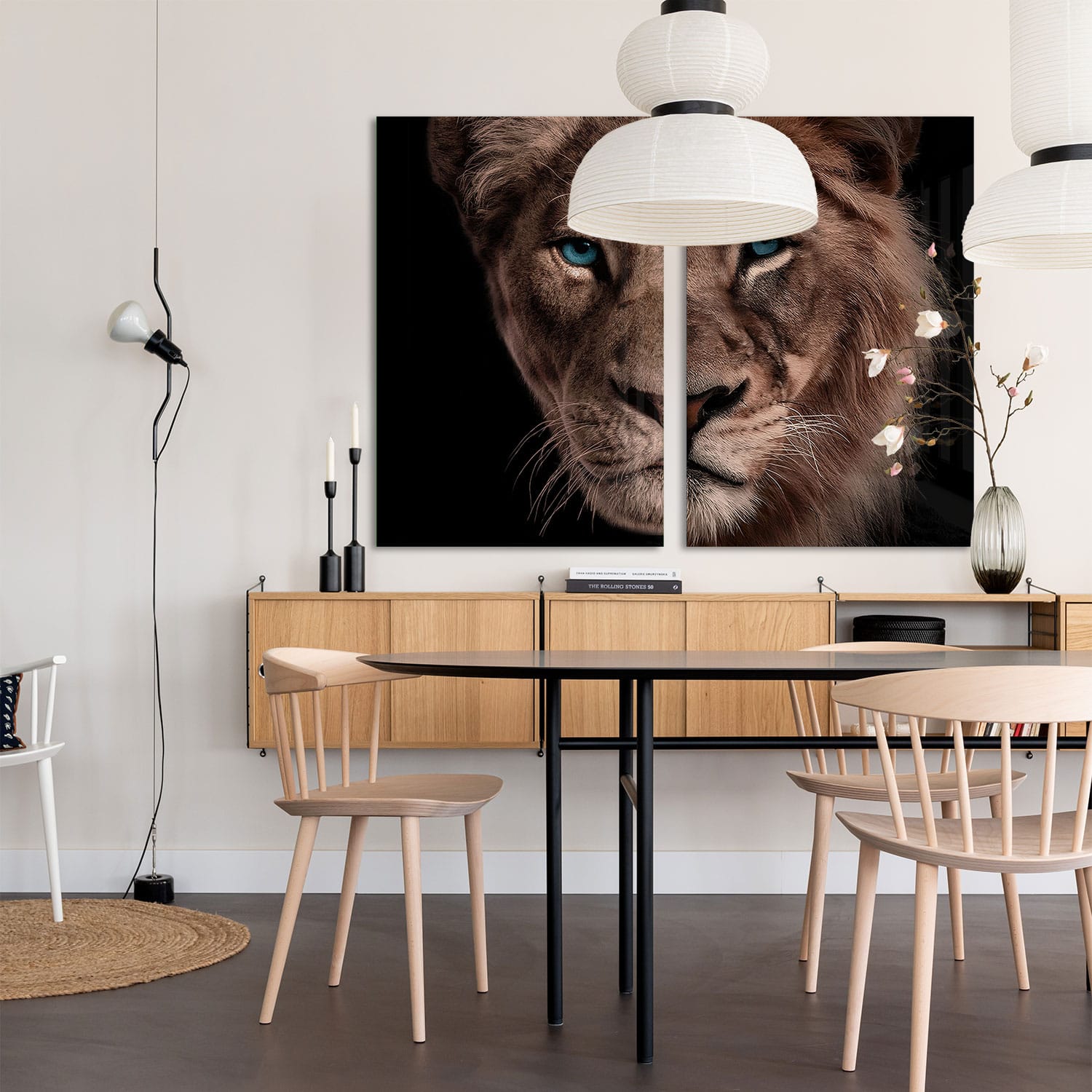 Half Lion + Lioness Head (2x) - Afbeelding 7