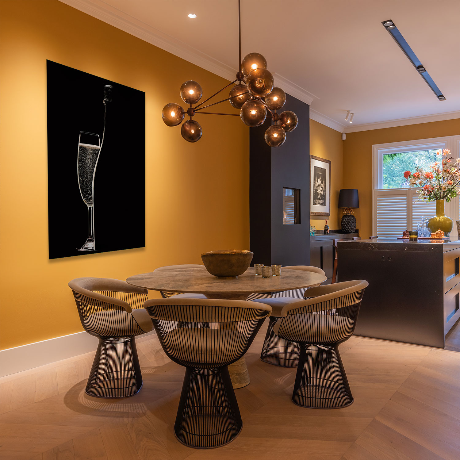 Champagne Silhouette - Afbeelding 2