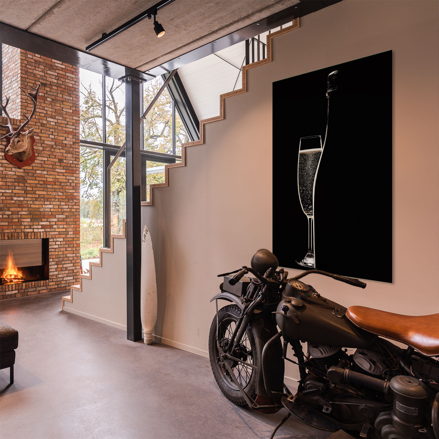 Champagne Silhouette - Afbeelding 6