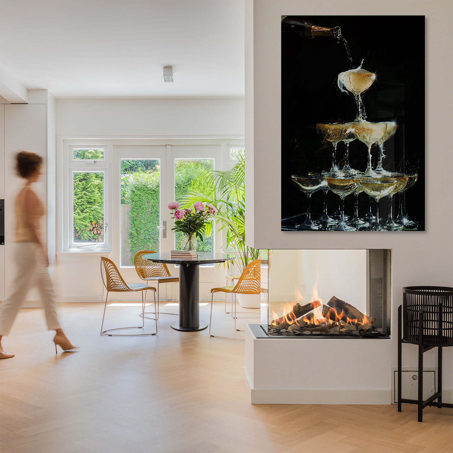 Golden Champagne Fountain - Afbeelding 5