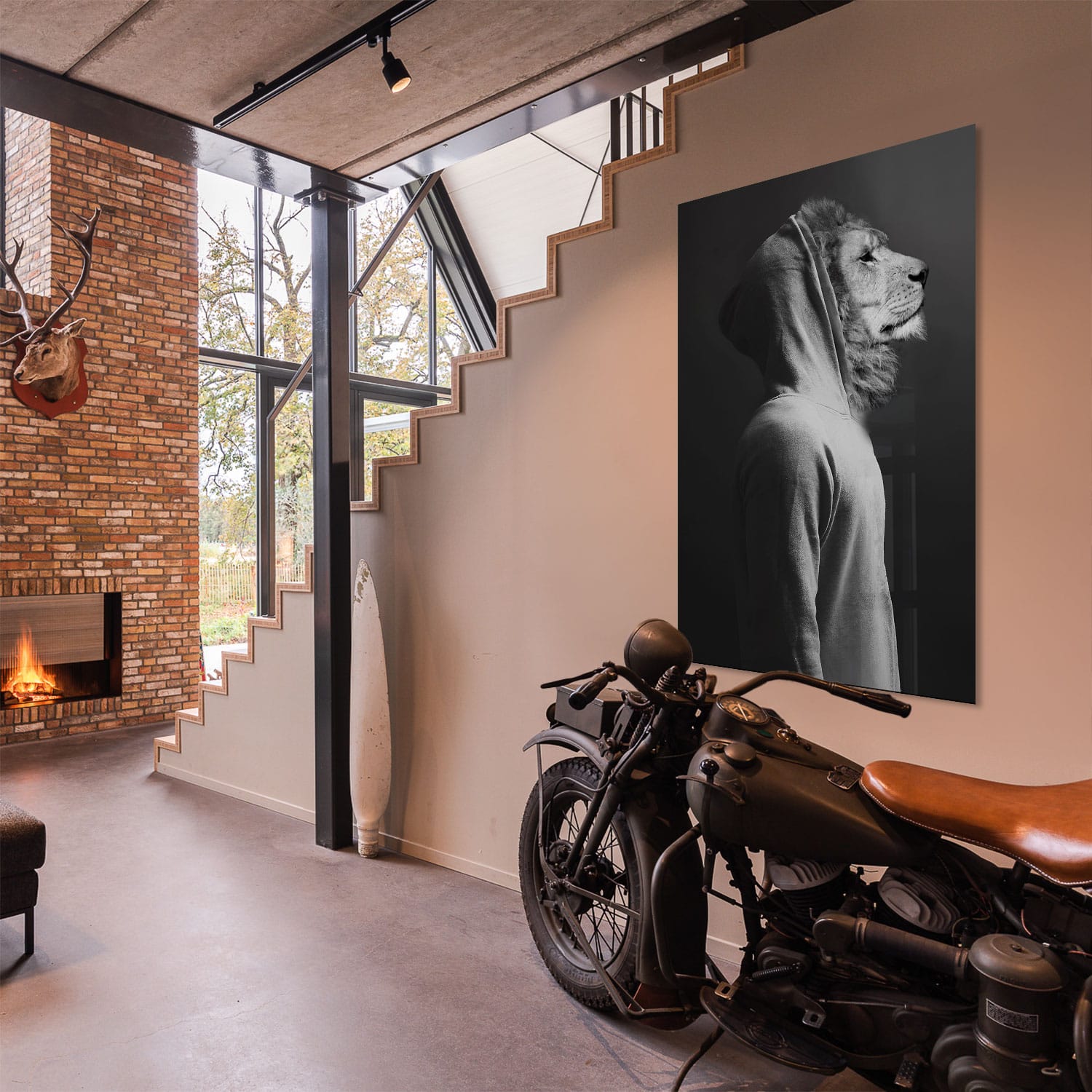 Hoodie Lion - Afbeelding 5