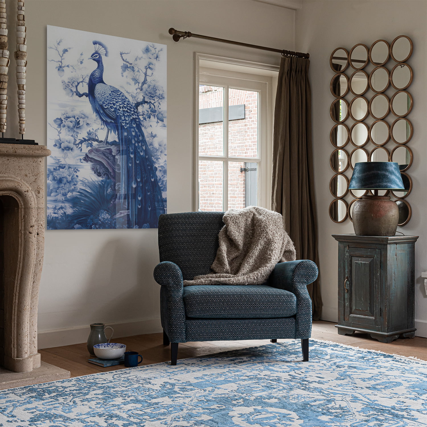 Delfts Blue Peacock - Afbeelding 5