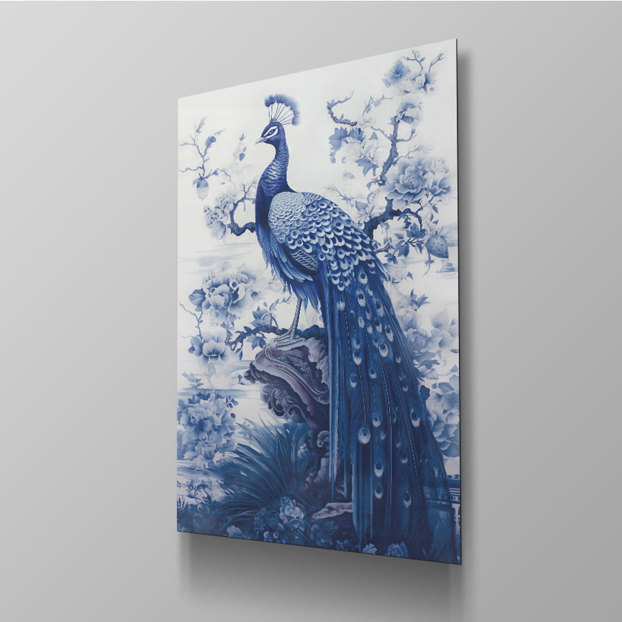 Delfts Blue Peacock - Afbeelding 4