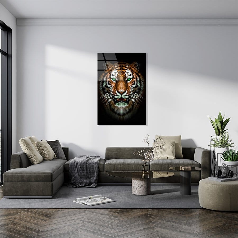 Tiger on black - Afbeelding 8