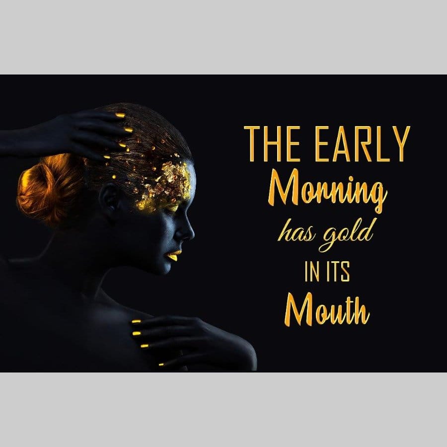 The early morning has gold in its mouth - Afbeelding 10