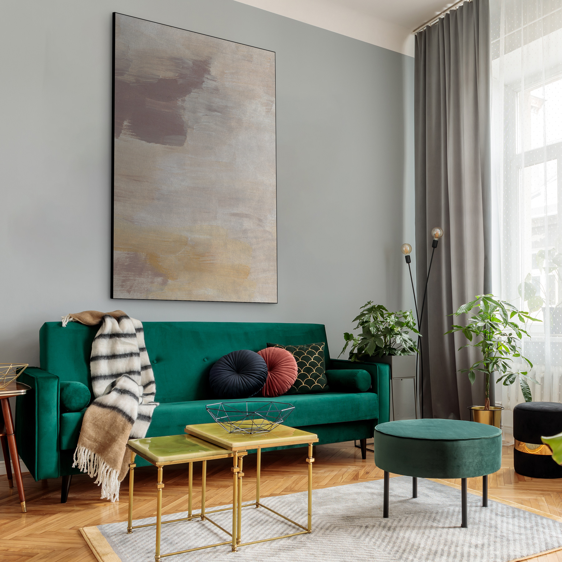 Beige Blush Abstract