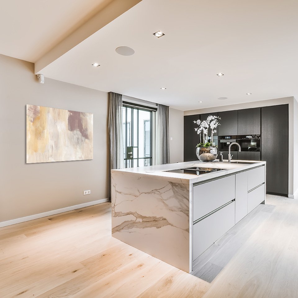 Beige Blush Abstract - Afbeelding 3