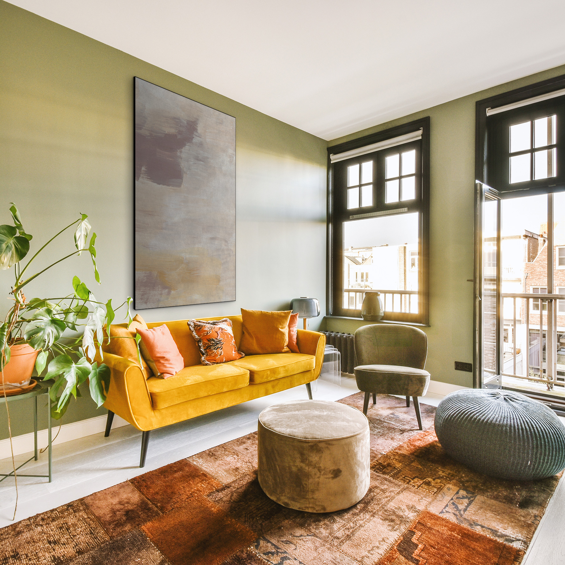 Beige Blush Abstract - Afbeelding 7