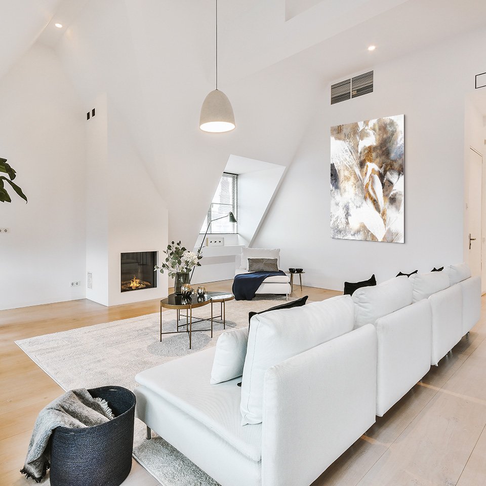 Black & Gold Grooves Abstract - Afbeelding 5