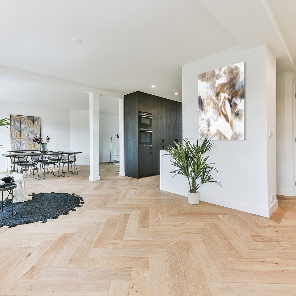 Black & Gold Grooves Abstract - Afbeelding 7