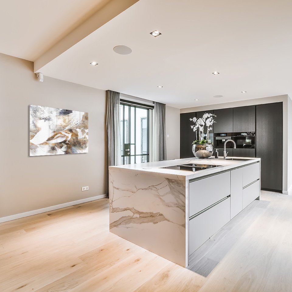 Black & Gold Grooves Abstract - Afbeelding 8