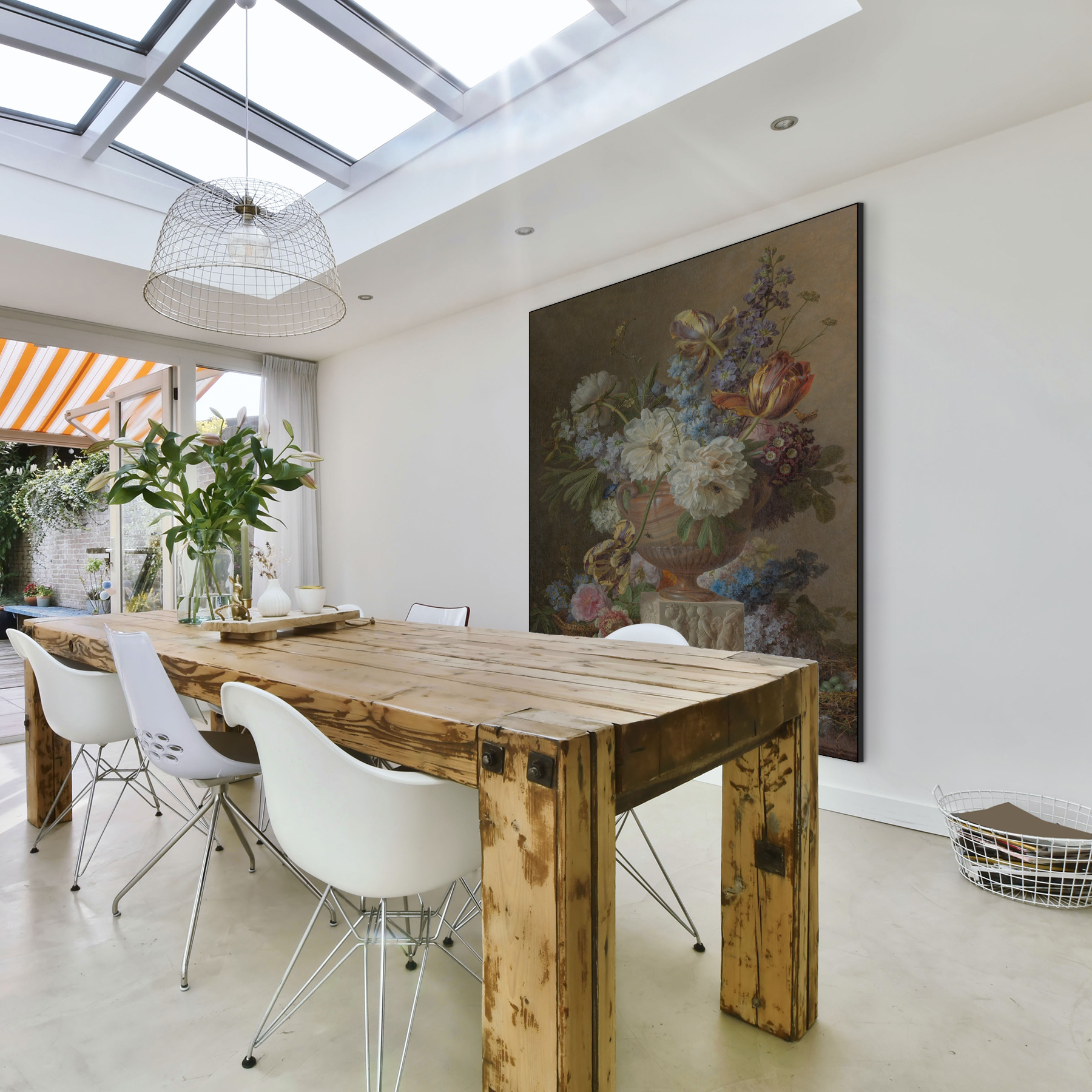 Bloemstilleven met albasten vaas, Gerard van Spaendonck - Rijksmuseum - Afbeelding 3