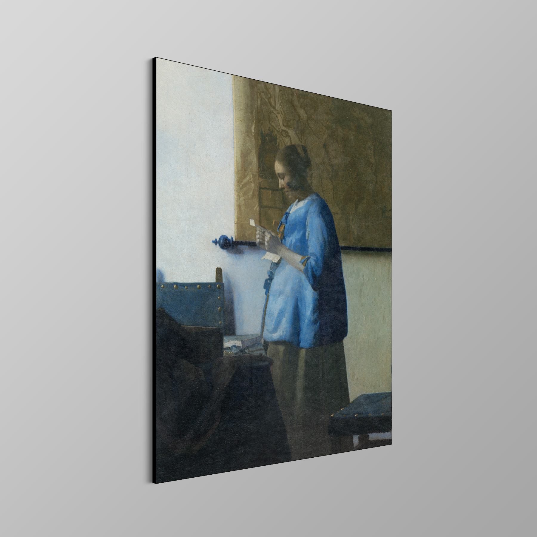 Brieflezende vrouw, Johannes Vermeer - Rijksmuseum - Afbeelding 4