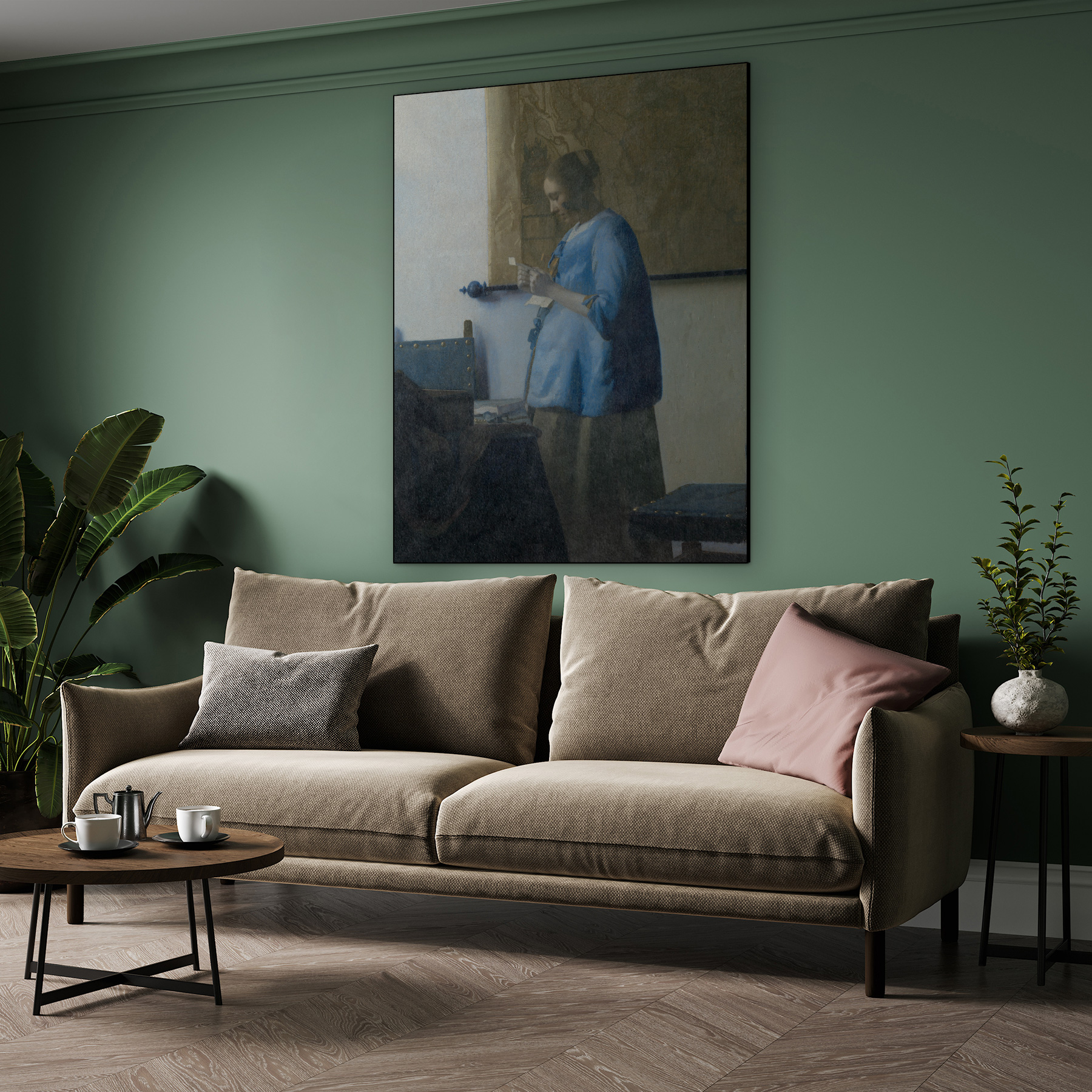 Brieflezende vrouw, Johannes Vermeer - Rijksmuseum - Afbeelding 6