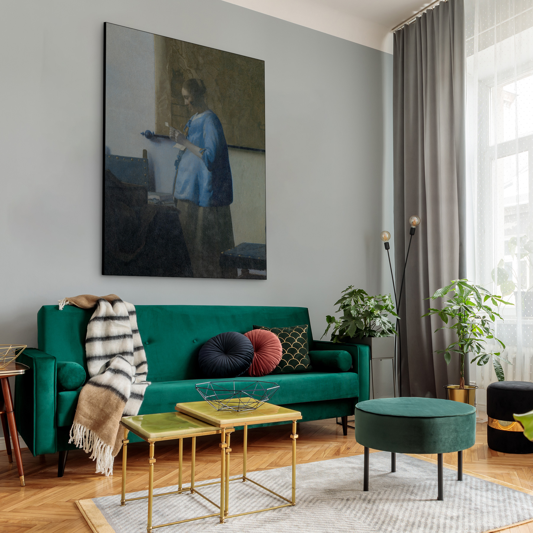 Brieflezende vrouw, Johannes Vermeer - Rijksmuseum - Afbeelding 2