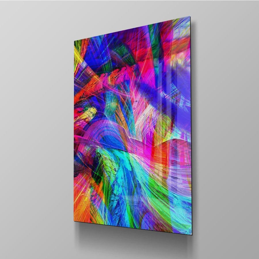 colorful abstract lines - Afbeelding 2