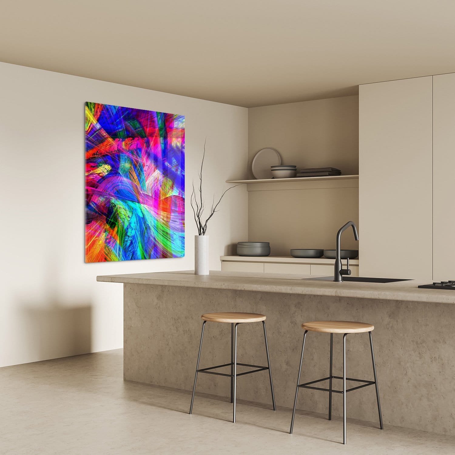 colorful abstract lines - Afbeelding 3