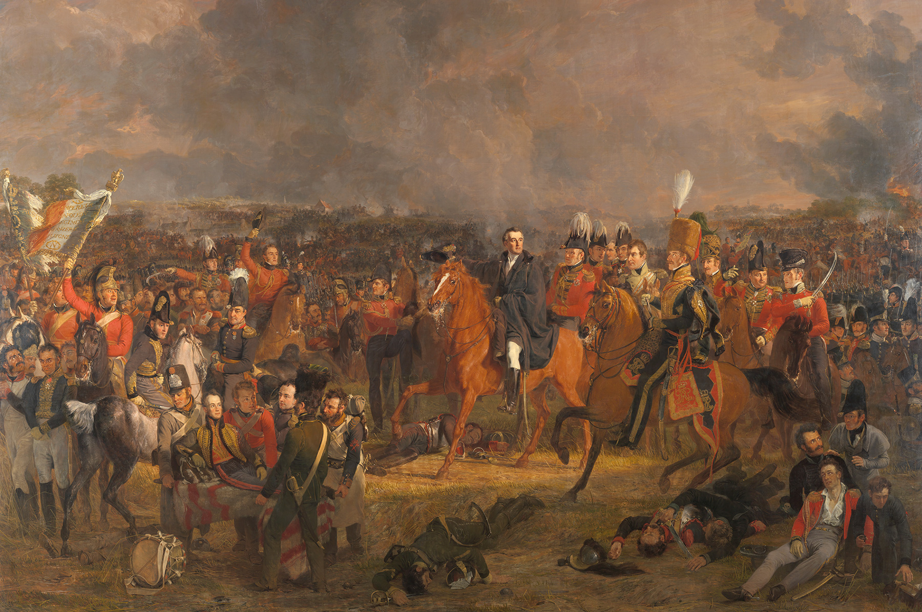 De Slag bij Waterloo, Jan Willem Pieneman - Rijksmuseum
