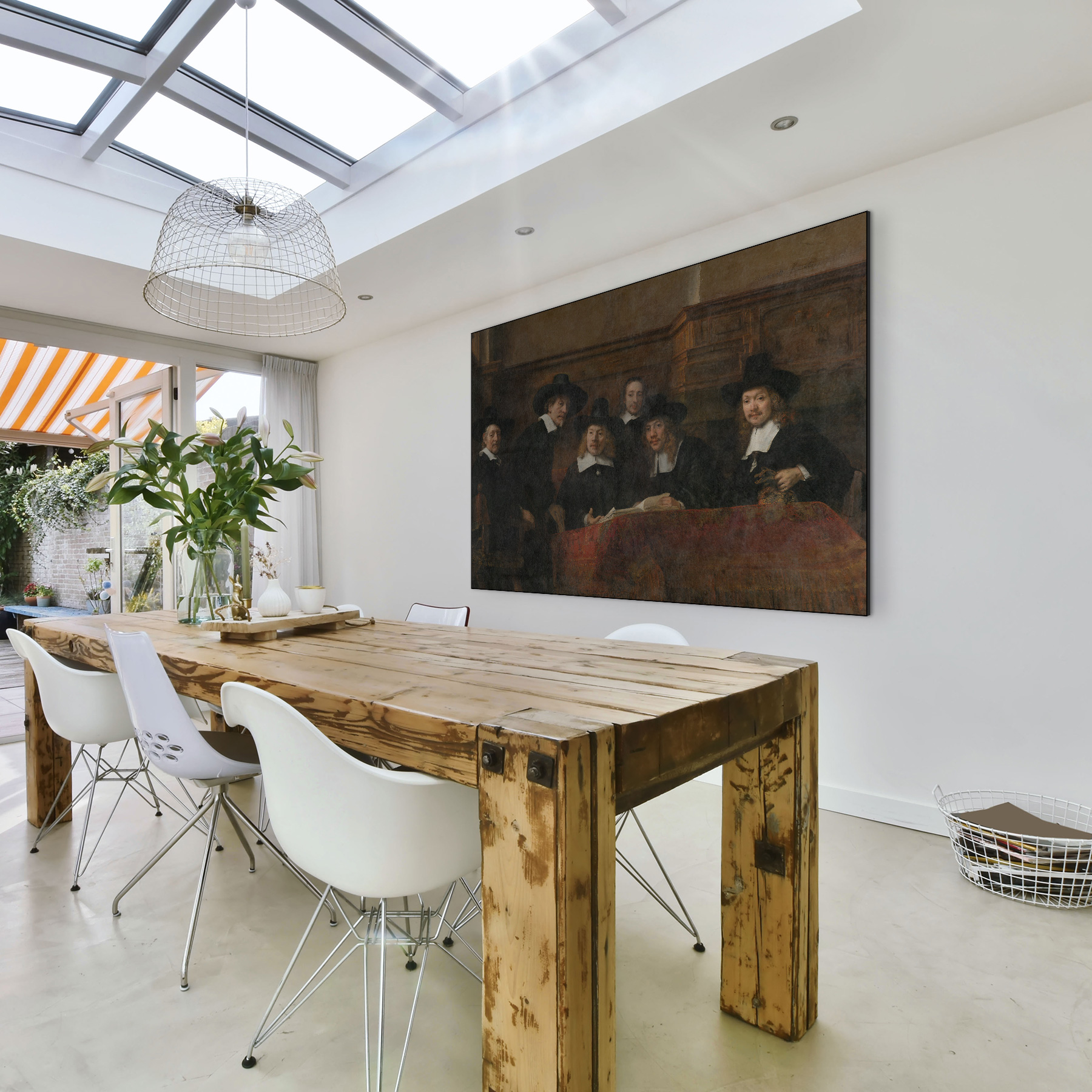 De Staalmeesters, Rembrandt van Rijn - Rijksmuseum - Afbeelding 2