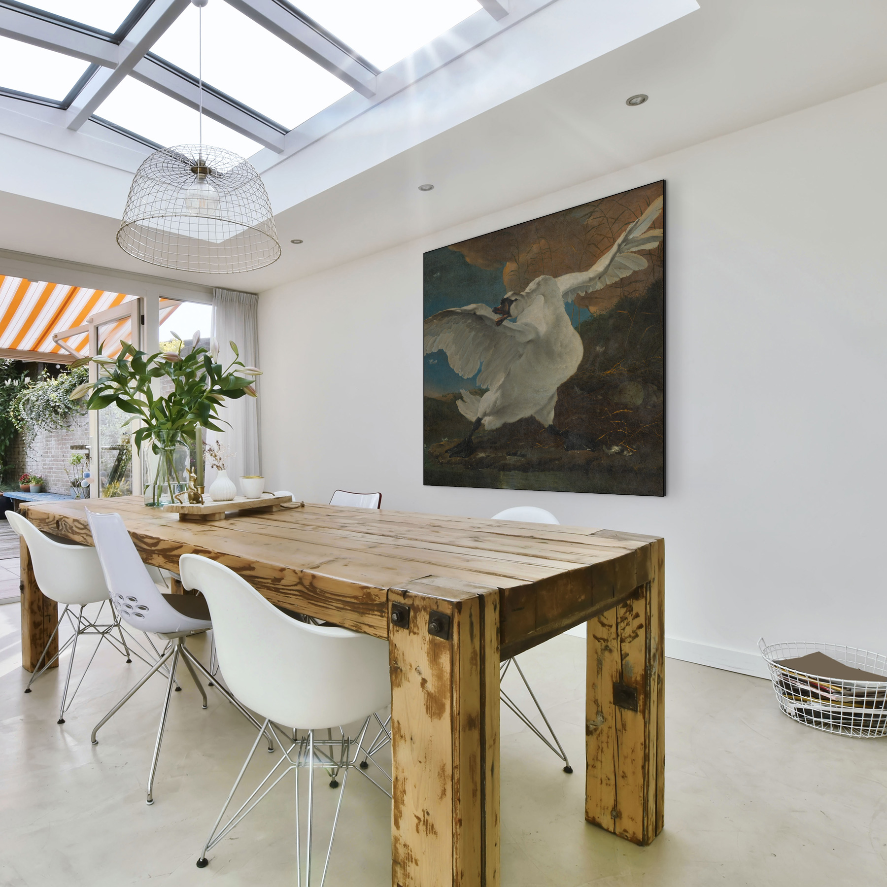 De bedreigde zwaan, Jan Asselijn - Rijksmuseum - Afbeelding 2