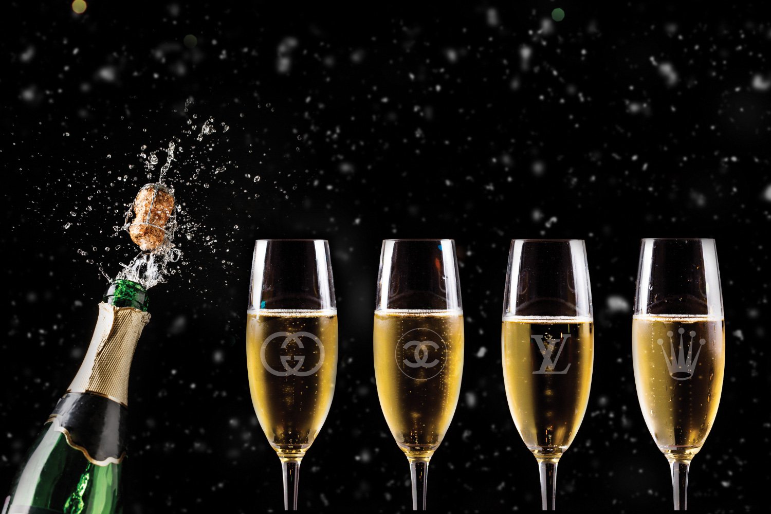 Exclusive champagne gold