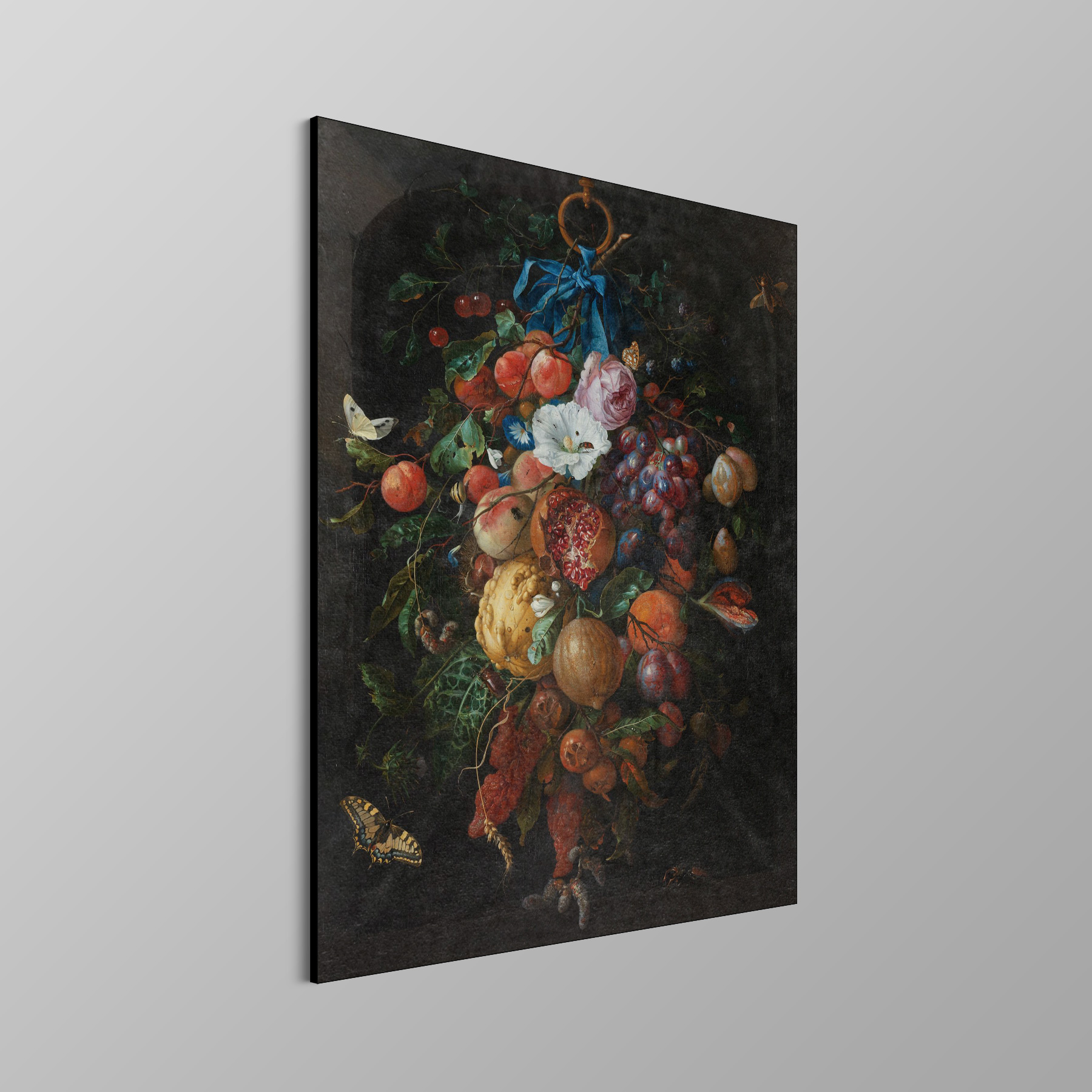 Festoen van vruchten en bloemen, Jan Davidsz. de Heem - Rijksmuseum - Afbeelding 4