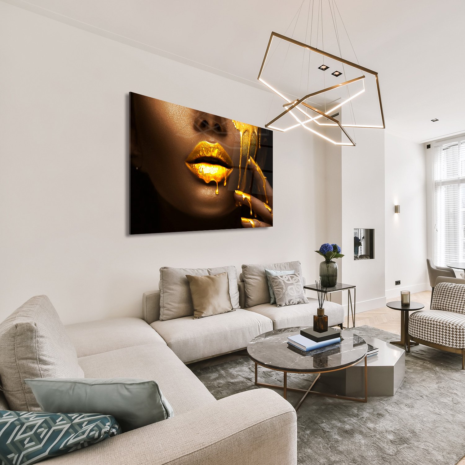 Gold Glitter Woman - Afbeelding 2