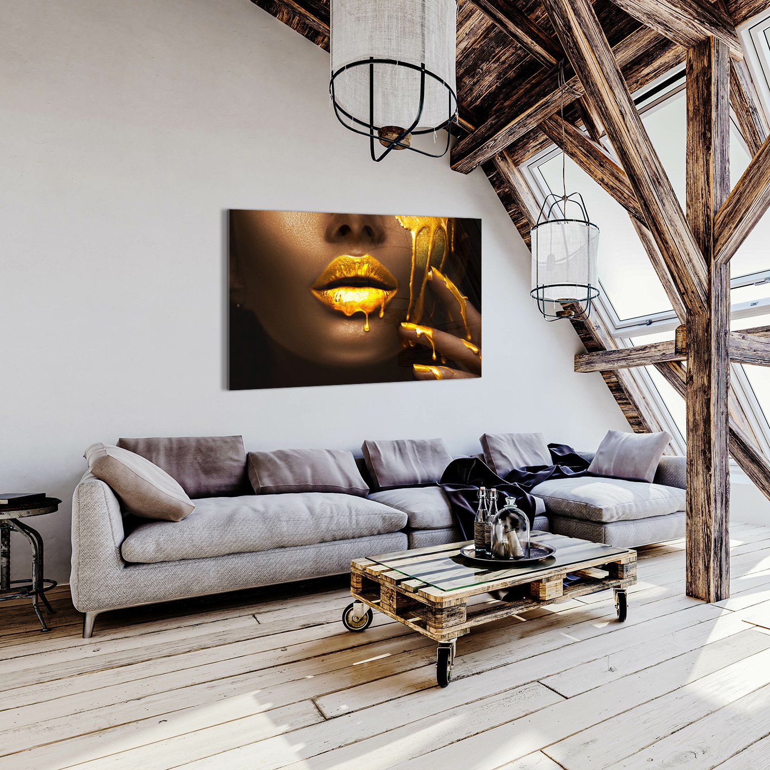 Gold Glitter Woman - Afbeelding 5