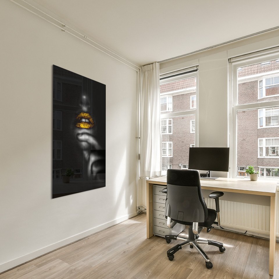 Gold Lips Black Woman - Afbeelding 6