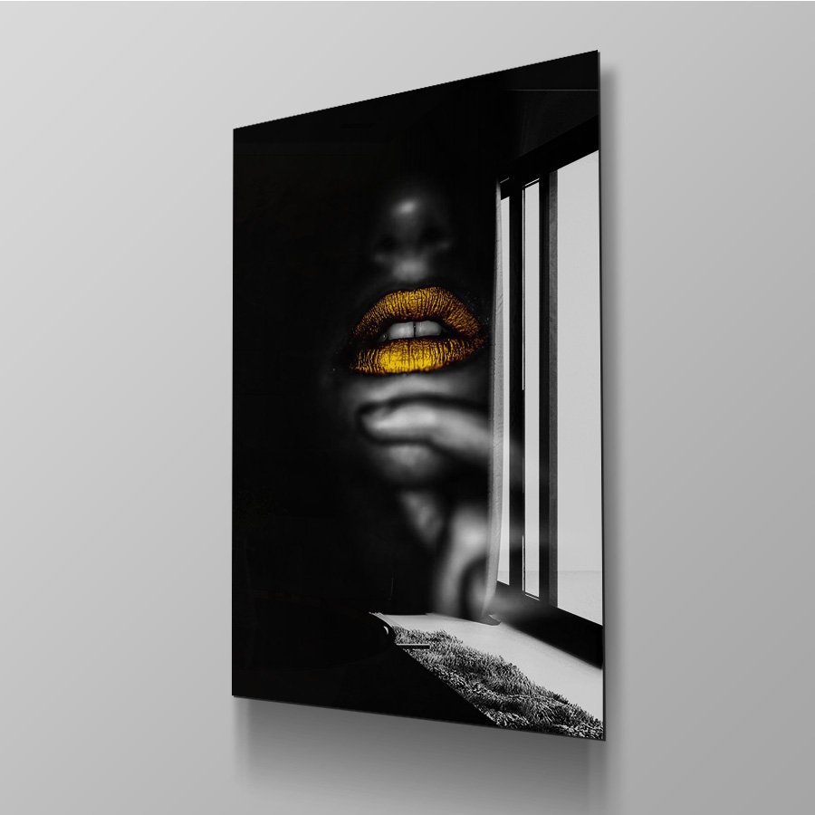 Gold Lips Black Woman - Afbeelding 16