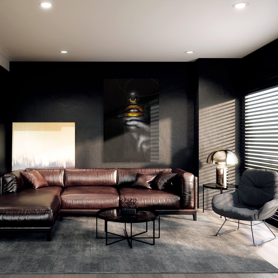 Gold Lips Black Woman - Afbeelding 12