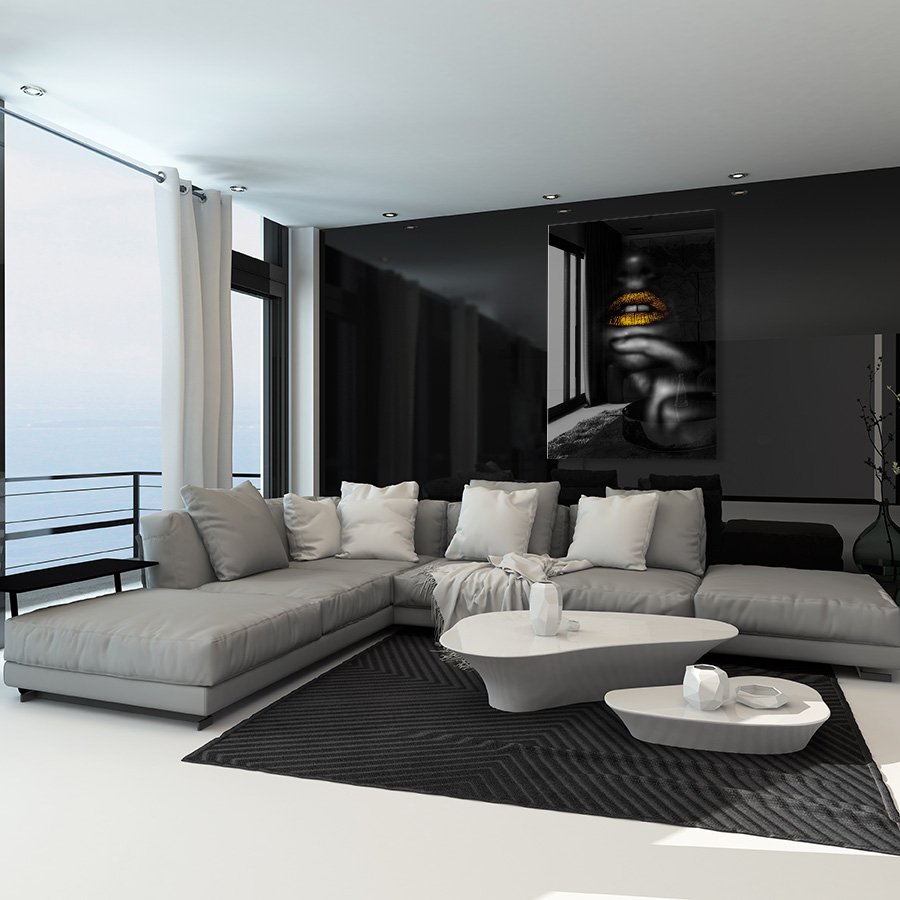 Gold Lips Black Woman - Afbeelding 20