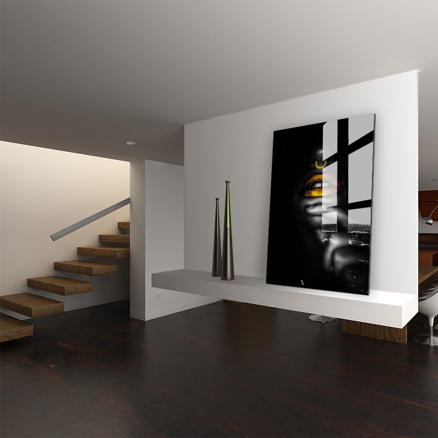 Gold Lips Black Woman - Afbeelding 13