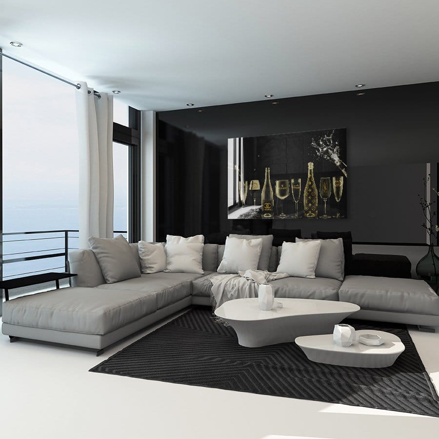 Golden champagne bottles - Afbeelding 16