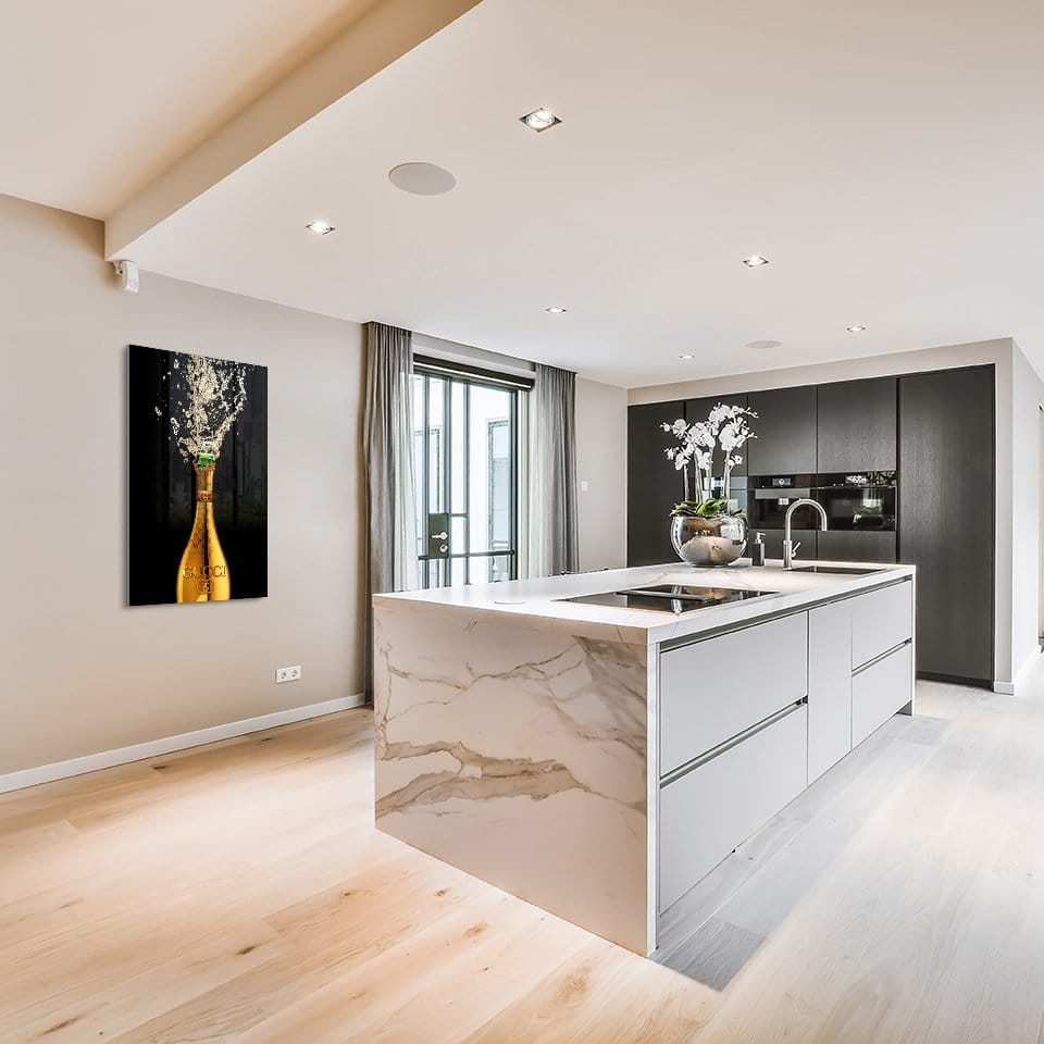 Golden champagne splash - Afbeelding 3