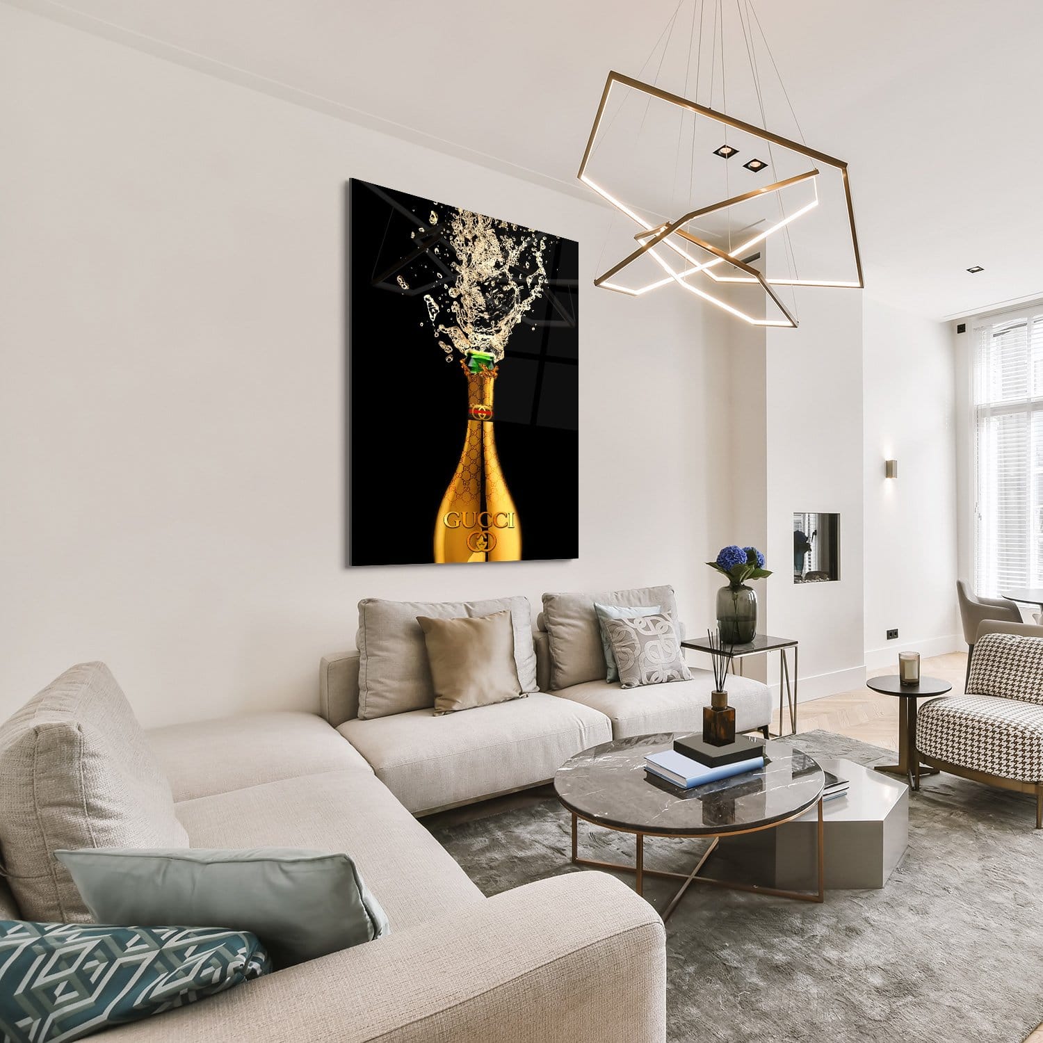 Golden champagne splash - Afbeelding 5