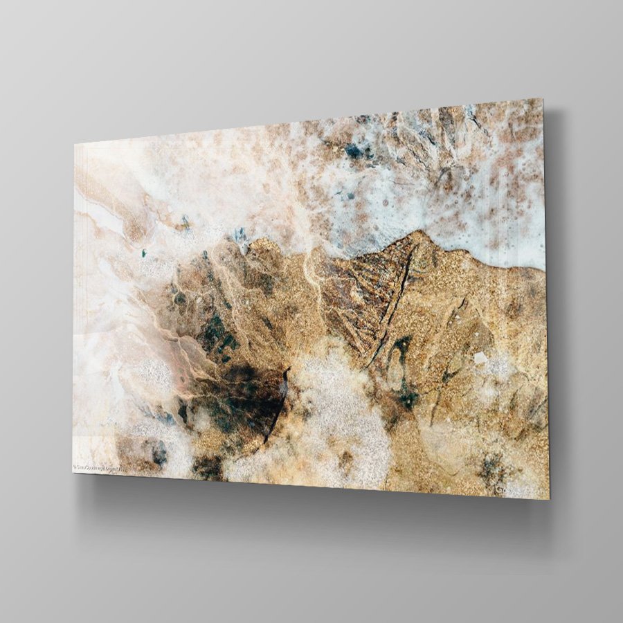 Golden Coastal Abstract - Afbeelding 4