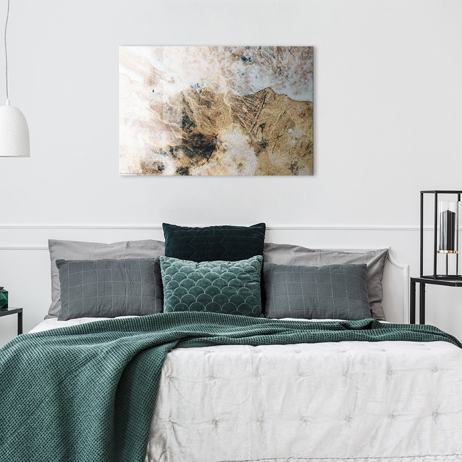 Golden Coastal Abstract - Afbeelding 2