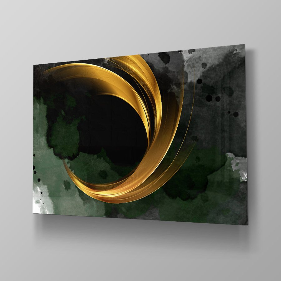 Golden Crescent Abstract - Afbeelding 4