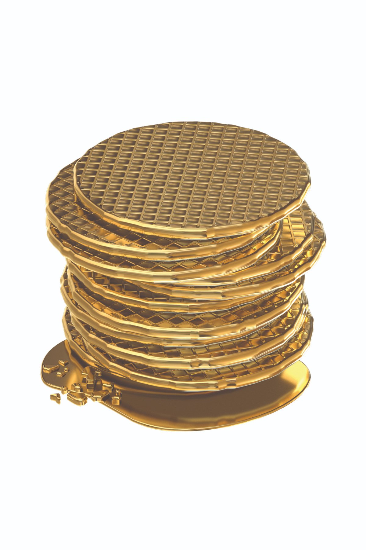 Golden Dutch Stroopwafel