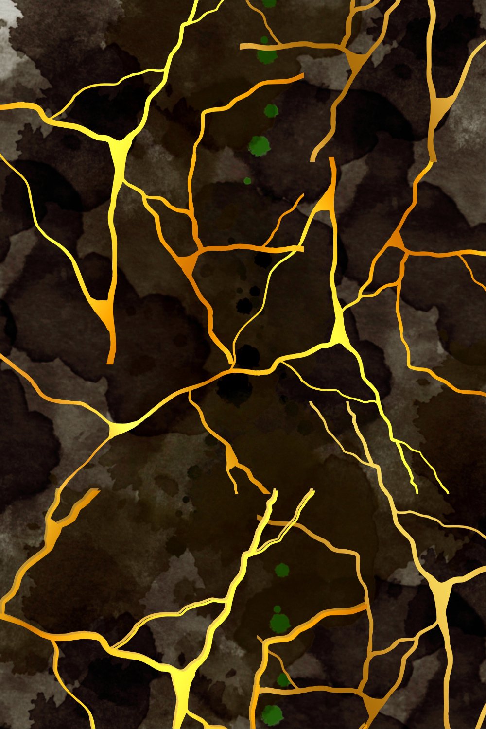 Golden Lines Abstract