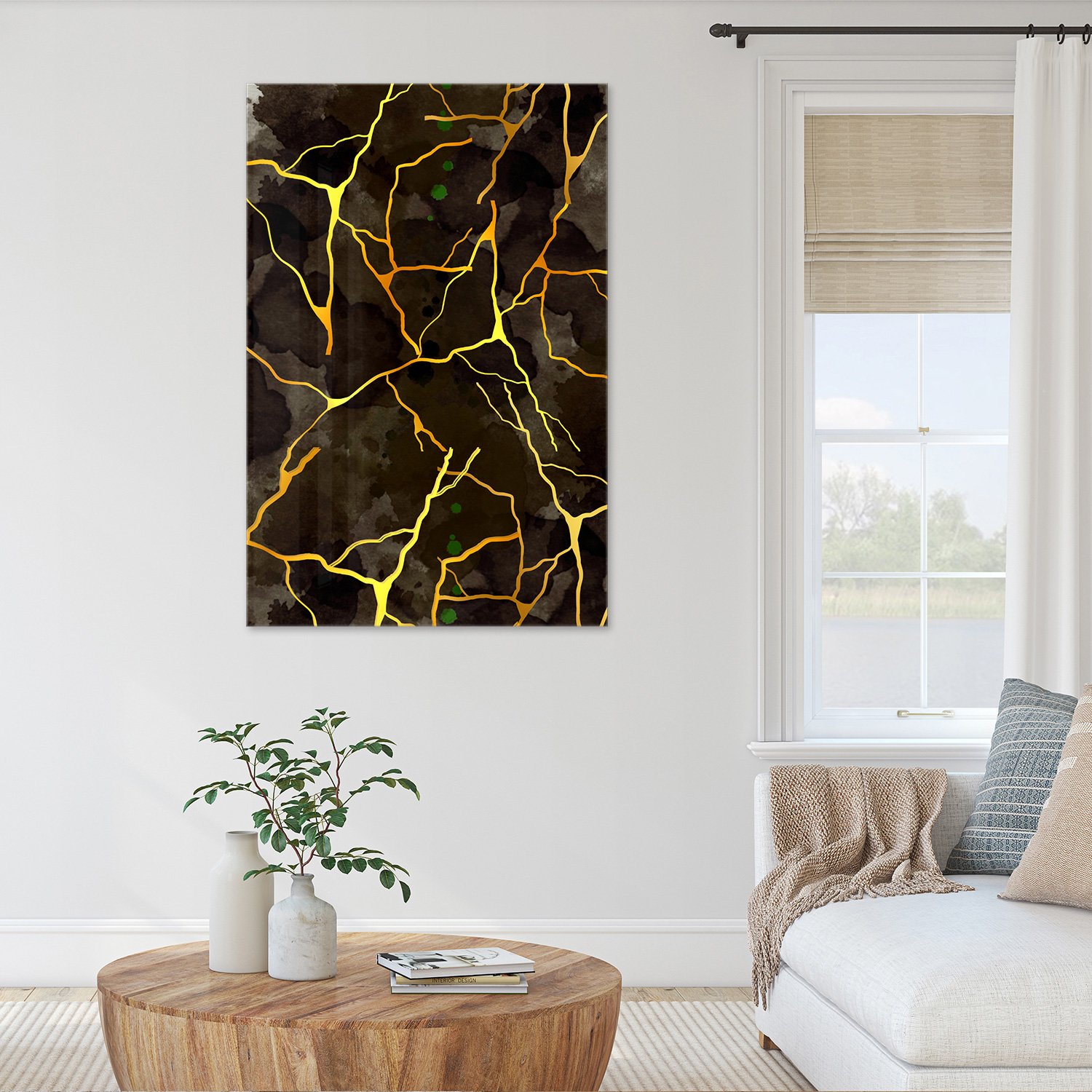 Golden Lines Abstract - Afbeelding 9