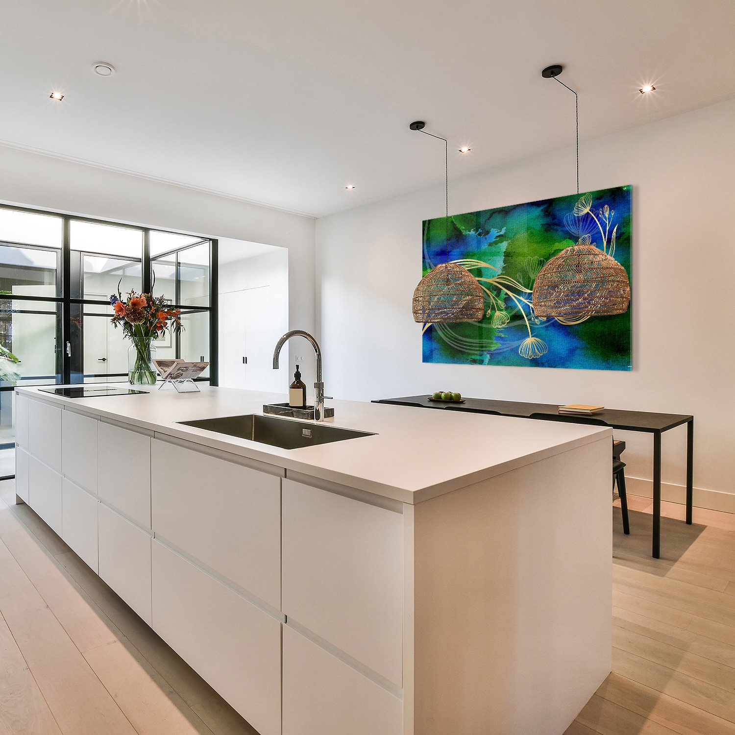 Golden Plant Abstract - Afbeelding 6