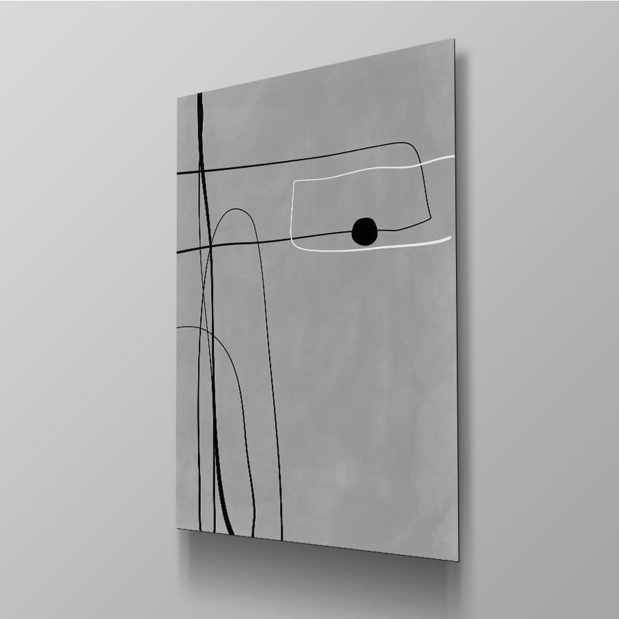 Grey Black Line Art - Afbeelding 2