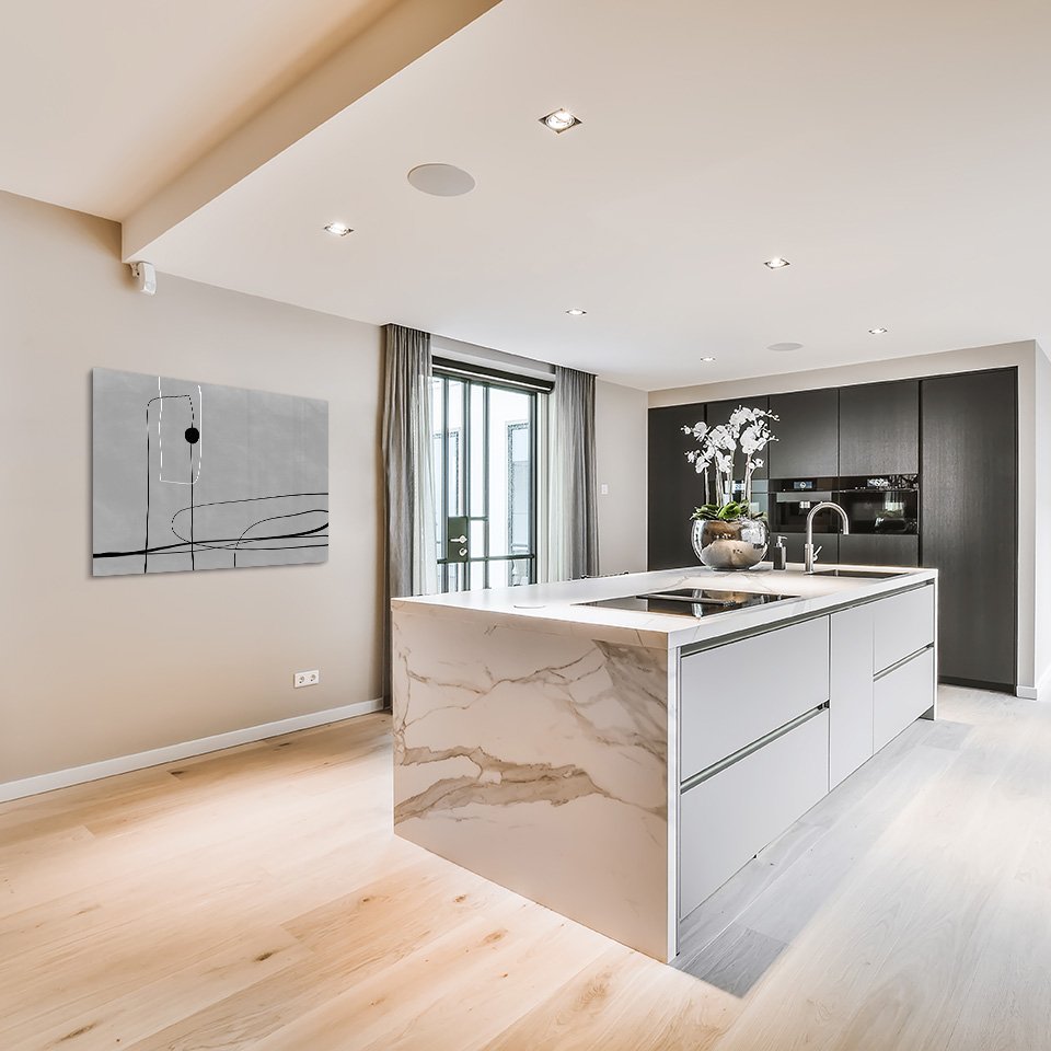 Grey Black Line Art - Afbeelding 3