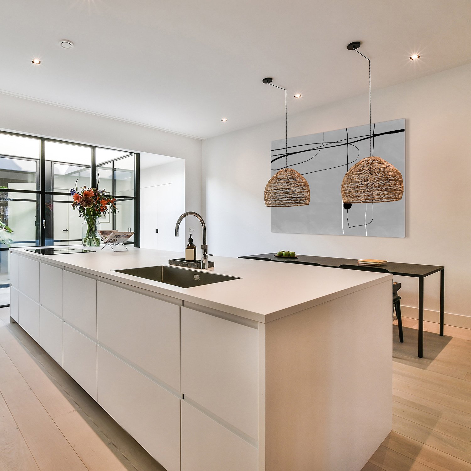 Grey Black Line Art - Afbeelding 7