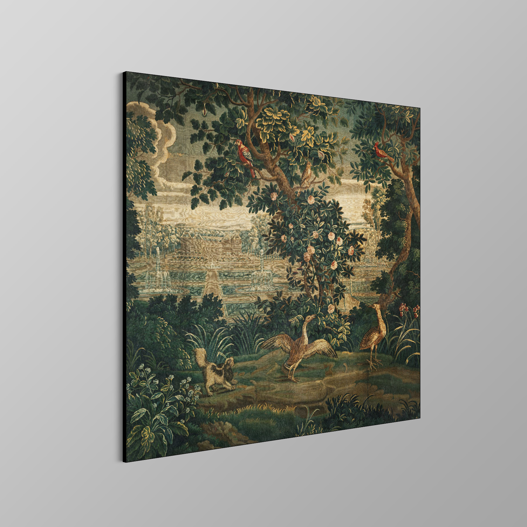 Groen met kasteel en tuin - Katharine Ghuys - Afbeelding 4