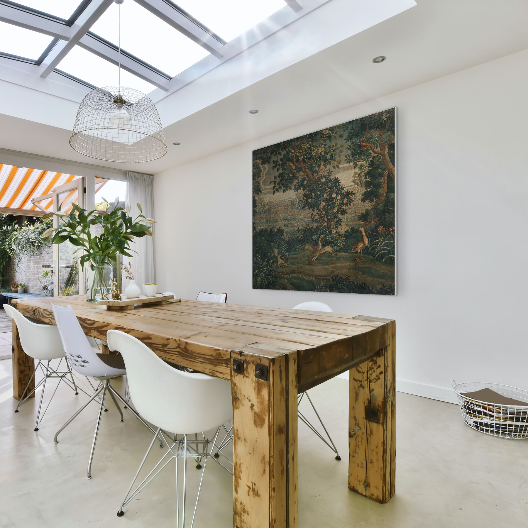 Groen met kasteel en tuin - Katharine Ghuys - Afbeelding 2