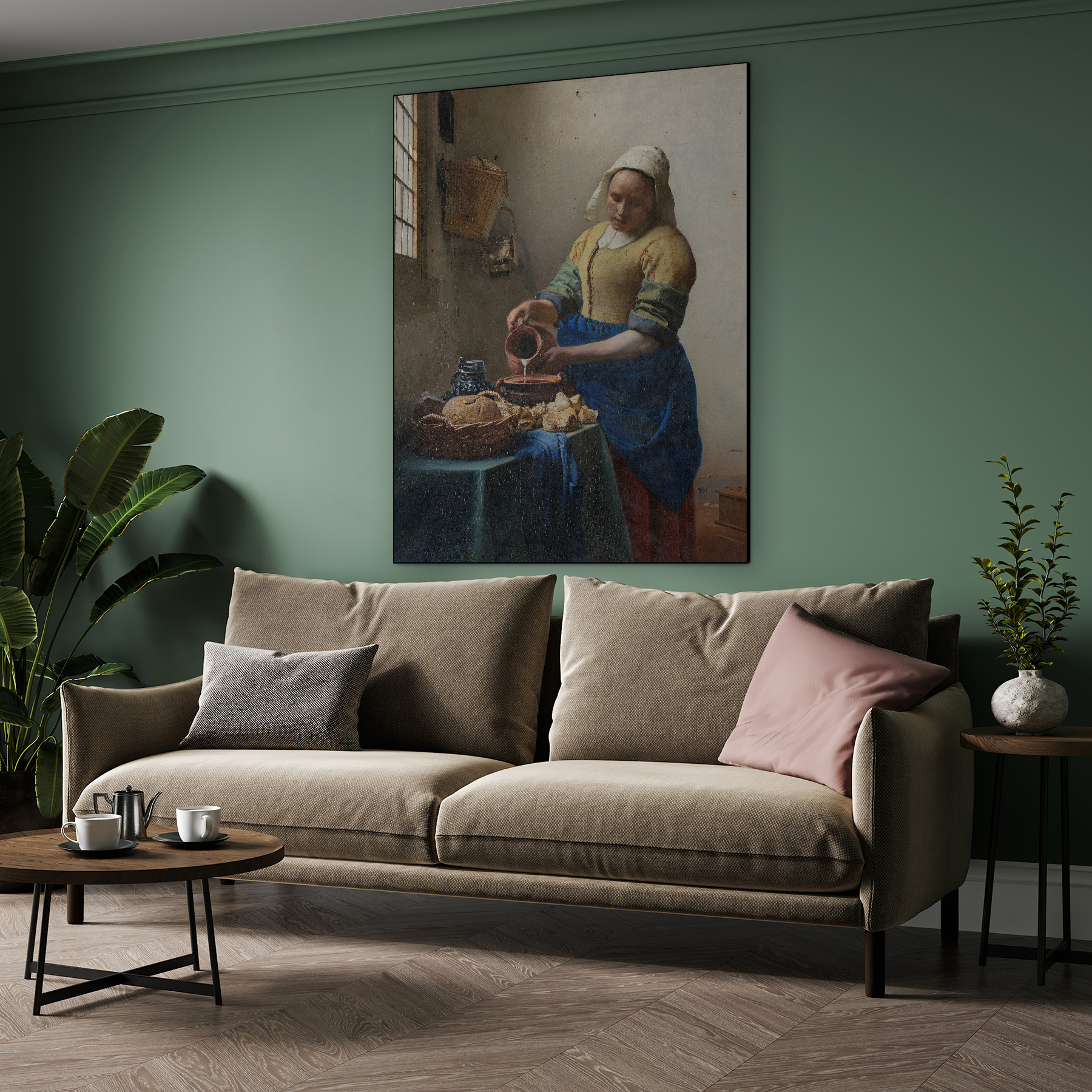 Het Melkmeisje - Johannes Vermeer - Rijksmuseum - Afbeelding 3