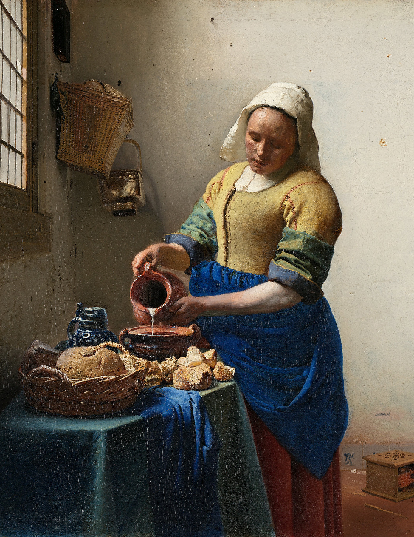 Het Melkmeisje - Johannes Vermeer - Rijksmuseum